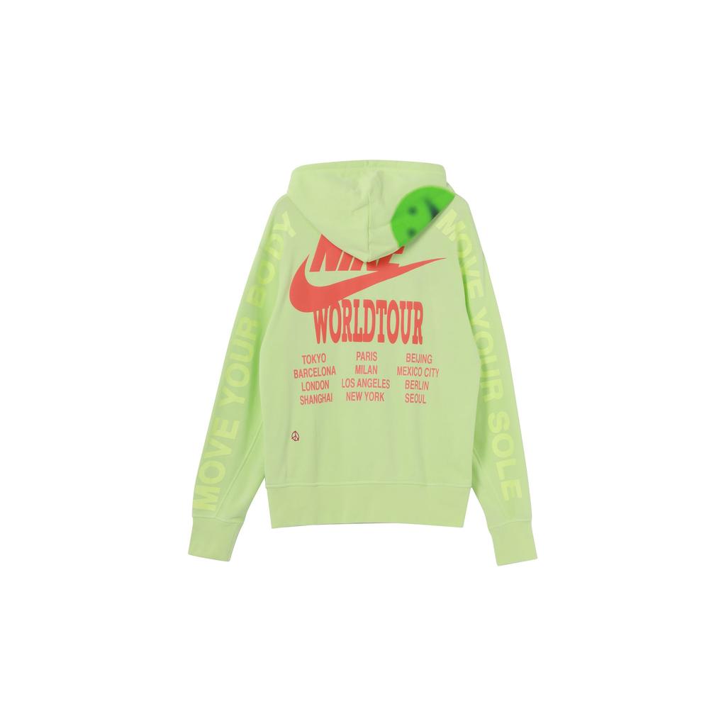 Nike Alphabet Print Pullover Hoodie Men Sweatshirt Green DA0932-383