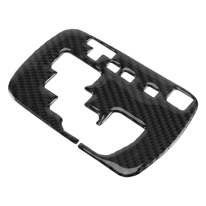 For Toyota Hilux 2015- Carbon Fiber Car Gear Shift Panel Cover Trim Car Styling Car Interior-M53K