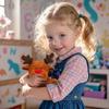 Glowing & Breathing LED Light Up Stuffed Animal Cuddle For Kids Toddlers Soothing Companion For Bedtime