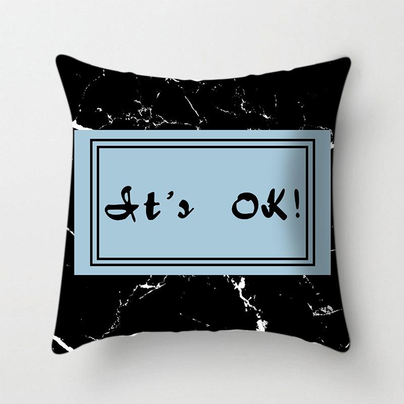 Nordische Schlichte Sofakissenbezug Kurzplüsch Kissen Auto Büro Zimmer Nickerchen Kissenbezug Kissenkern Muss Separat Ausgestattet Werden