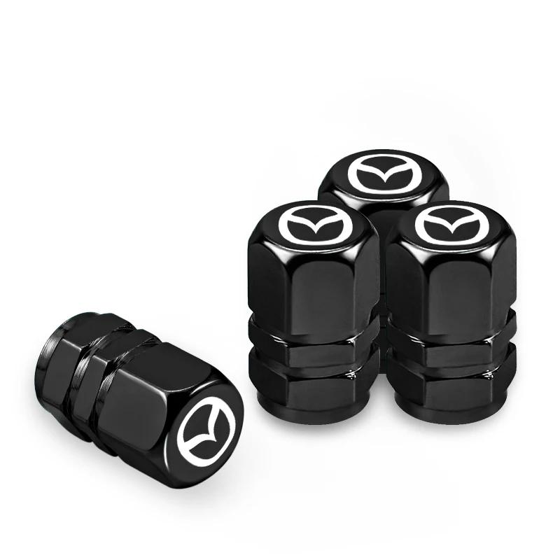 

Metal Tyre Valve Stem Caps Wheel Rim Air Cover Accessories for Mazda CX-30 CX-5 CX-50
