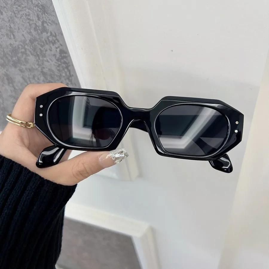 Retro Quadratische Designer Sonnenbrille Frauen Männer Kleine Rahmen Vintage Sonnenbrille Weiblich Männlich Marke Mode Oculos De Sol