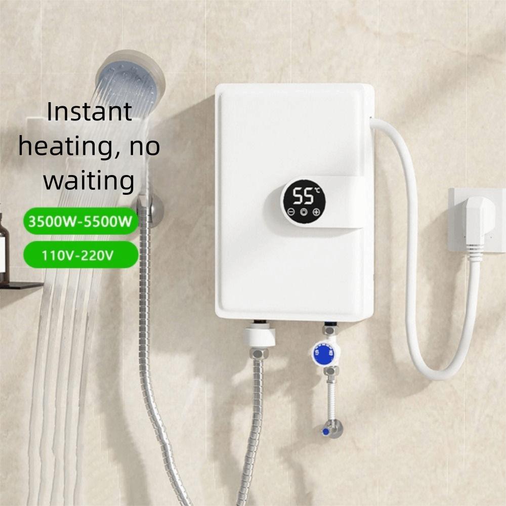 Power Saving Tankless Water Heater Thermostatic Bath Geyser Water Heater  Home Application