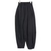 ENFOLD 24AW 300HA731-0430 Black Polyester UNBALANCE PANTS Bottoms 36 blackUsed