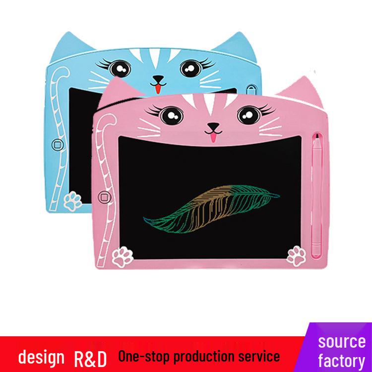 Children s 8.5-inch LCD Doodle & Writing Board with Cartoon Design