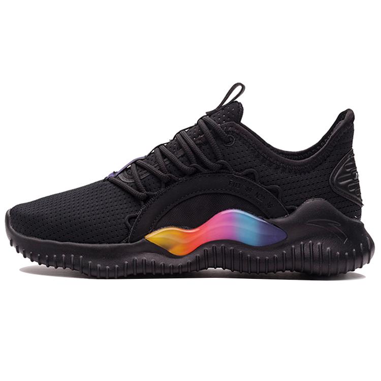 New Anta Running Collection Low Top Running Shoes Women's Black 12935567-5