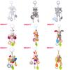 Infant Plush Rabbit Cat Dog With Music And Hanging Loop For Touch And Visual Stimulation