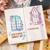 Journamm 10pcs/pack Flowers Window Stickers Laser Silver Decor Junk Journal DIY Srapbooking Aesthetics Stationery PET Stickers