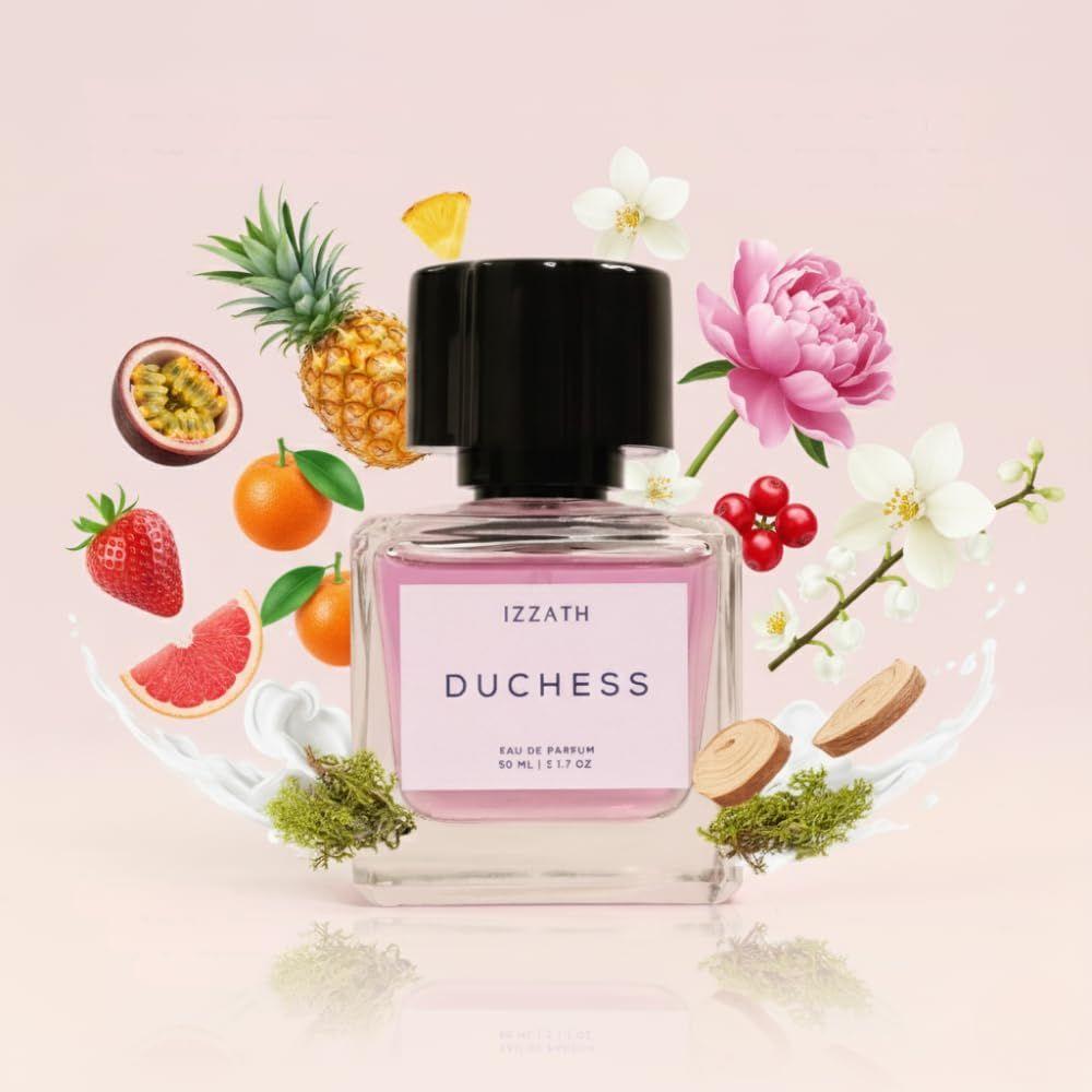 IZZATH Duchess Eau De Parfum 50ml | Luxury Women’s Perfume with Passion Fruit, Grapefruit, Pineapple, Tangerine & Strawberry |