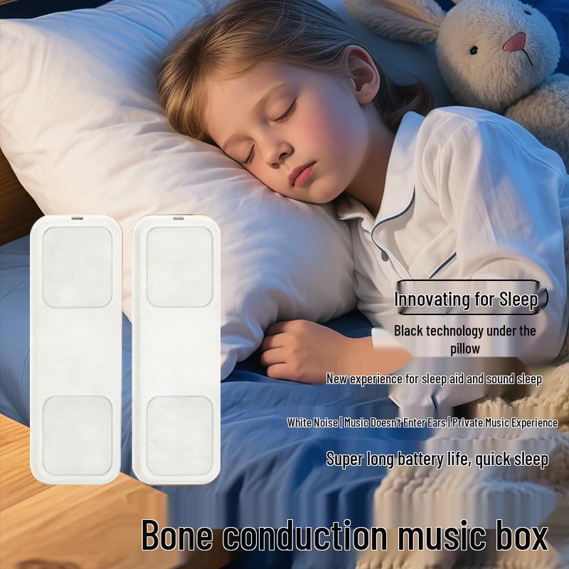 Under-Pillow Bone Conduction Sleep Earphones with Bluetooth for Music, Novels, and Audiobooks - GCD2