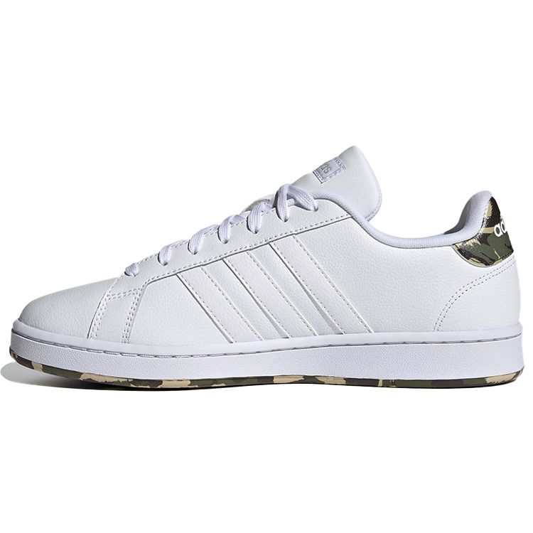 Adidas Neo Grand Court Comfortable Versatile Low-Top Sneakers Men Sneakers White Green FY8557