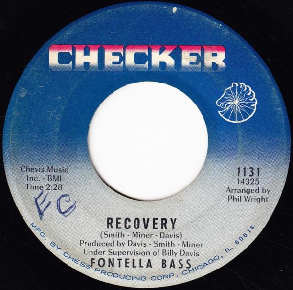

7inch Record FONTELLA BASS Recovery 1131 Checker 1965 US SoulFunk Used