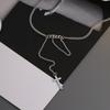 S925 Sterling Silber Halskette Kette Spleißen Pullover Kette Frauen einzigartige Mode Schlüsselbein Kette INS Quaste Kreuz Anhänger Halskette