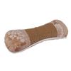 Wormwood Pillow Bone Shaped Reduce Fatigue Promote Circulation Detachable Cleansing Neck Cervical Pillow Coffee Color