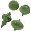 Seasonal Festivities Gourd Ornaments Seasonal Christmas Balls Soft Gourd Shape Decorations Khaki Charming Touch