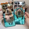 Cute Capybara Case for Honor 90 Lite X7 8X X7a X8 X9 X9a 70 X9c Soft Back Phone Cover