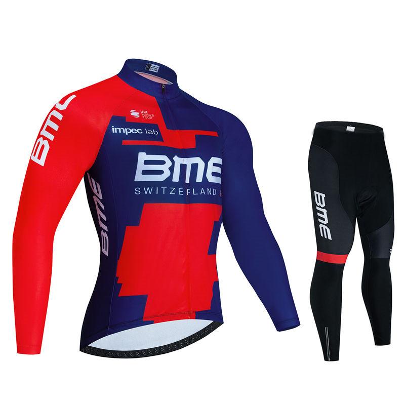 Bmcing Pro 2026 Summer Team Autumn Long Sleeve Cycling Jersey Set Ropa Ciclismo Men Bicycle Clothing MTB Bike Sprotswear Uniform