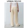 UR 2024 Summer Women's Textured Straight-Leg Pants