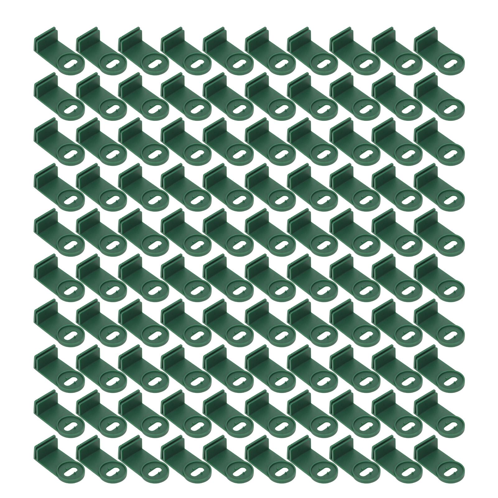 

100PCS Plastic Greenhouse Twist Clips Shading Fixing Clips Extenders Clips Greenhouse Insulation Fasteners Plant Hangers
