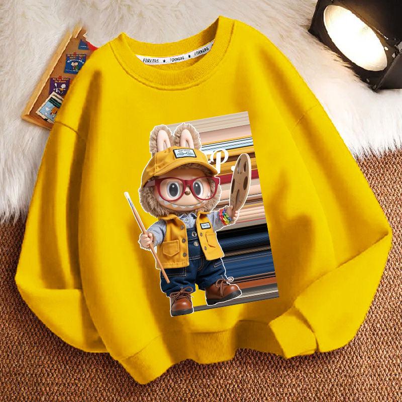 Loose Hoodies for Children, Fashionable Long-sleeved Hoodies for Boys and Girls in Spring and Autumn
