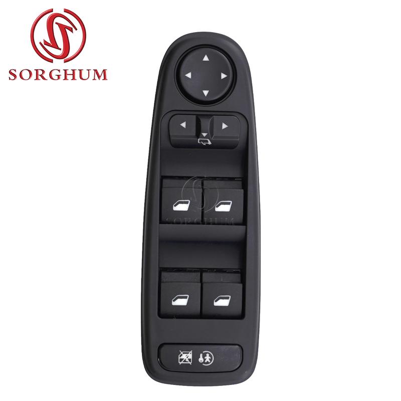 SORGHUM 6554YH For Citroen C4 Grand Picasso 2007-2014 Master Electric Power Window Control Switch 6554.YH Mirror Control Button