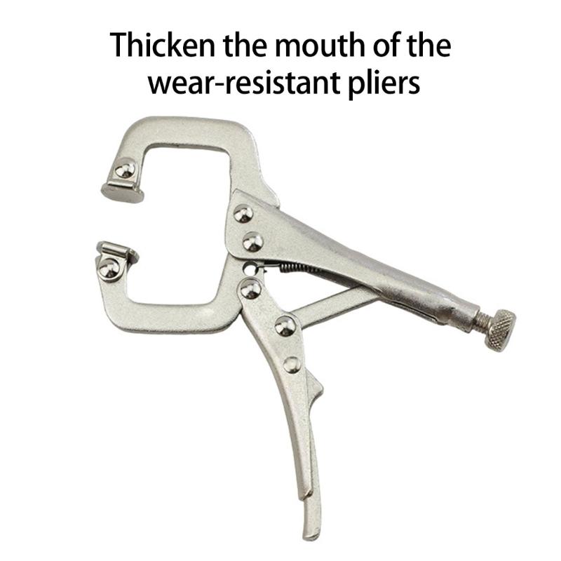 Pack of 3 Reliable Grip Tool Woodworking Pliers for Fixed Pressure Application In Various Industrial and Home Scenario