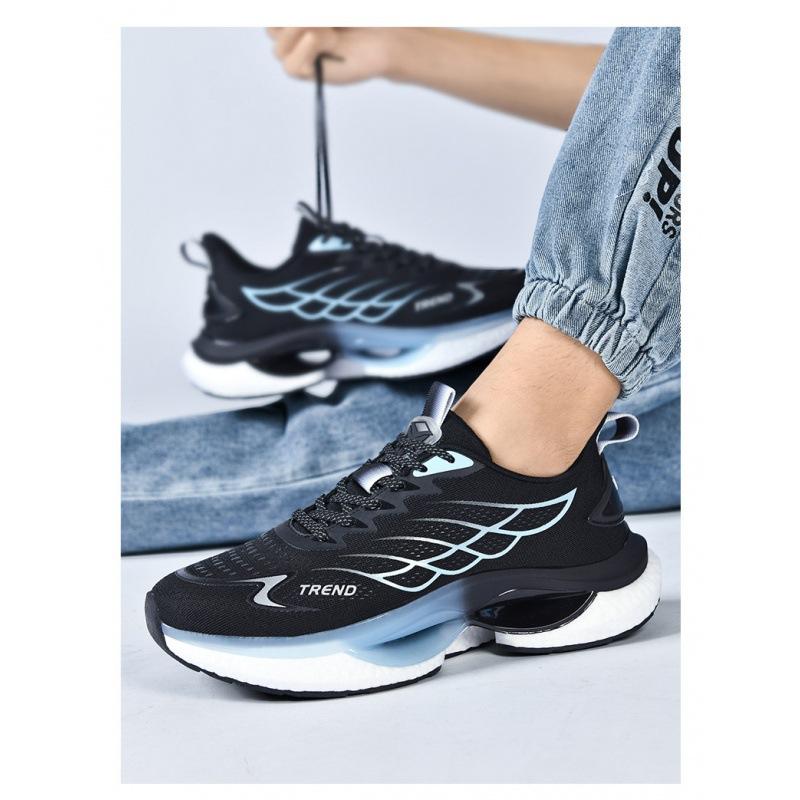 Men's Running Shoes Men's Summer Breathable Teenagers Junior High School Students Special Ultra-light Shock-absorbing Mesh Sports Running Shoes