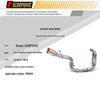790DUKE Stainless Steel Exhaust Pipe Kit - Debaffled/Baffle Option, Direct Fit