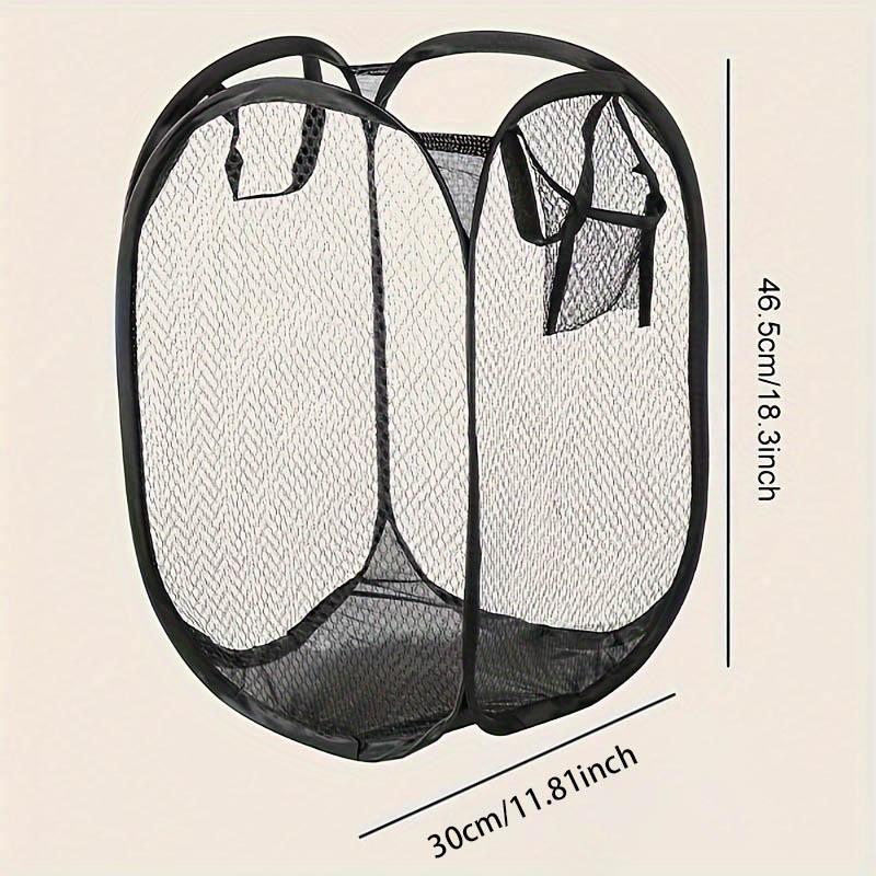 Skládací pop-up síťovaný koš na prádlo Přenosný koš na oblečení pro snadné praní a skladování špinavého oblečení Ponožek Hraček Různých drobností