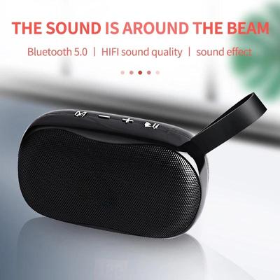 Fashion Hands-Free Mini USB Bluetooth-compatible Speaker Portable Subwoofer Surround Outdoor Speakers Support FM Radio Microphone