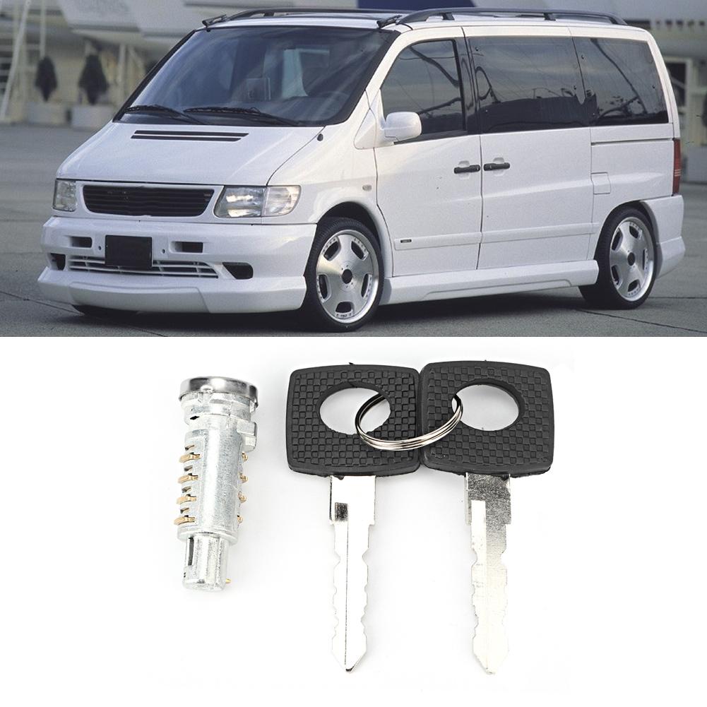 Door Lock Barrel with 2 Keys 6707600205 Fit for MERCEDES VITO W638 V CLASS 19992003