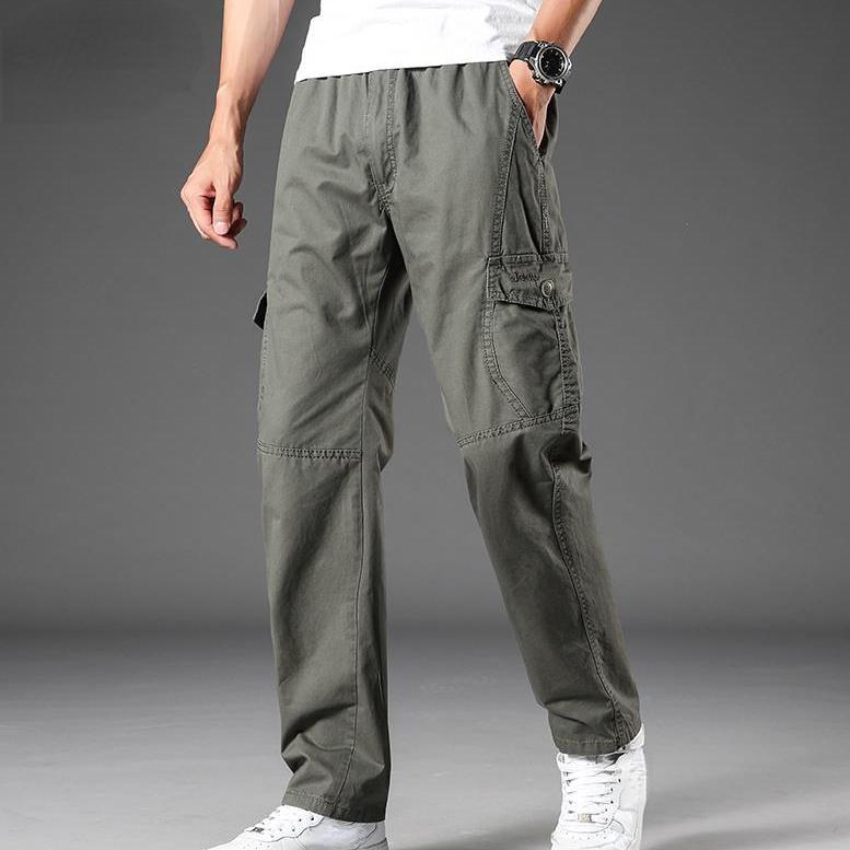 Pánské kalhoty Cargo Pánské Bavlněné overaly Outdoorové kalhoty Velká velikost 6XL Oblečení Camo Turistické kalhoty