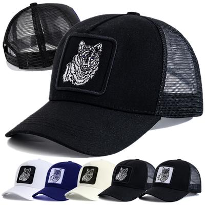 Unisex Baseball Cap WOLF Embroidery Patch Pattern Caps Men Women Summer Trucker Hat