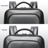 Bopai Men's Genuine Leather Business Laptop Backpack