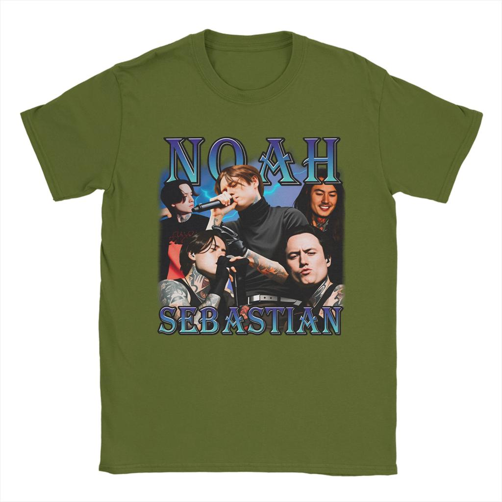 Casual T Shirt Summer Noah Sebastian Hip Hop T Shirts Cotton Tee Shirt for Couple Y2K Basic Pattern Short Sleeve Tees