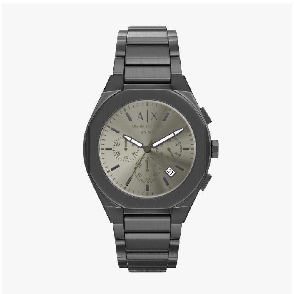 Armani Exchange Sync Chronograph Men S Metal Watch Ax4296