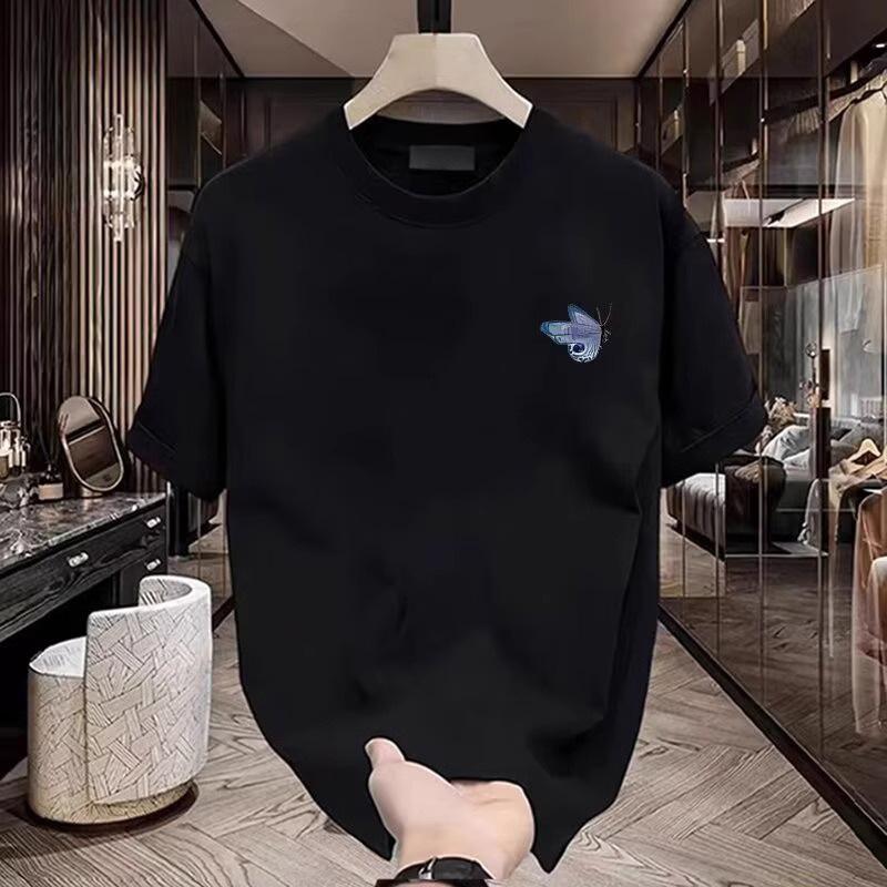 Summer Men Women Round Neck Short Sleeve Print T Shirt Breathable Sport Tops