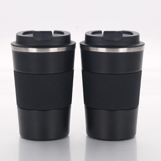 Šálek kávy 380 ml Velká kapacita Dobré utěsnění Netěsnost Protiskluzová nerezová ocel Vakuově izolovaný hrnek na vodu Domácí zdroj