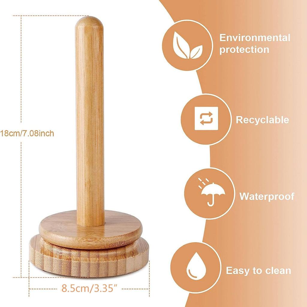 Spinning Wood Yarn Dispenser Thread Spool Holder Natural Wood Yarn Dispenser Wood Yarn Holder with Twirling Mechanism