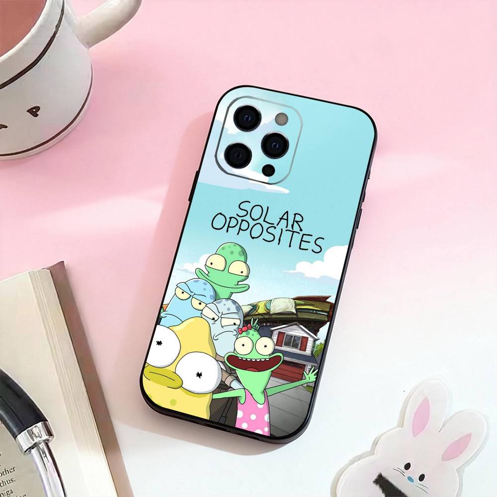 

Cartoon S-Solar Opposites Phone Case Silicone Soft For IPhone 17,16,15,14,13,12,11,XS,Plus Pro Max iPhone14
