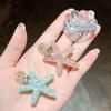 Korean Cute Colorful Shell Starfish Hair Clips Girls Women Hair Accessories