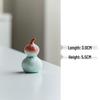 Xianci Colorful Ceramic Gourd Ornament - Cute Tea Pet Accessory for Tea Ceremony