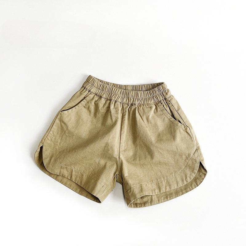 Retro Pants Children's Shorts Summer Boys' Five Quarter Pants Girls' Korean Pants