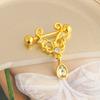 Sexy Nipple Ring Rhinestone Dangle Chain Body Piercing Barbell Jewelry