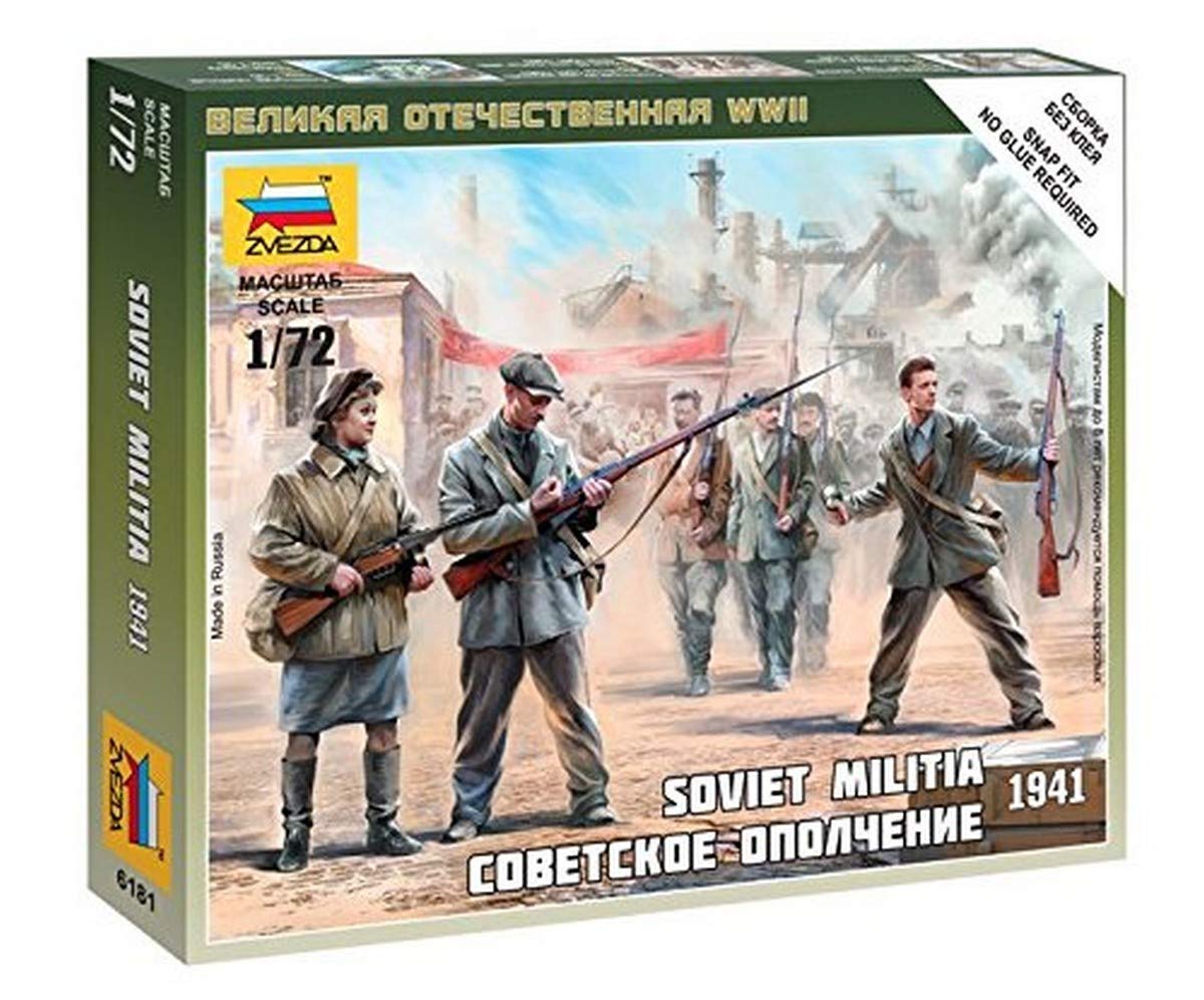 

Zvezda Soviet Militia 1941 Plastic Model ZV6181 1/72