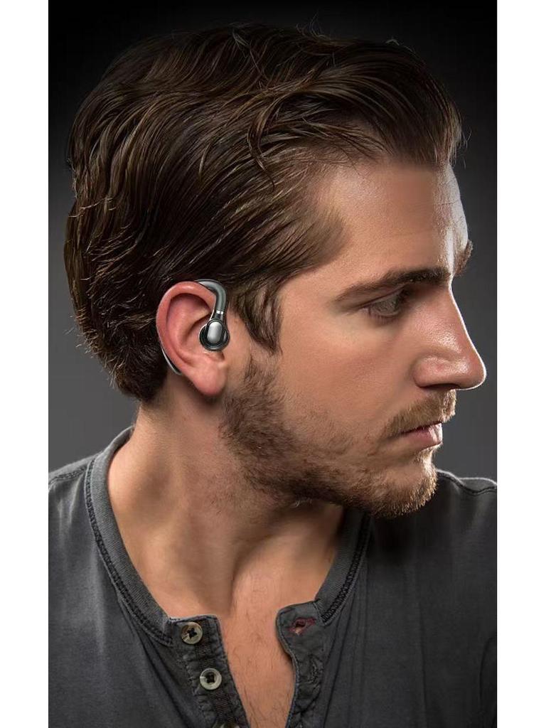 2025 Wireless Bluetooth Single Ear Hook Headphones for Driving, Compatible with Huawei, Vivo, Apple, Oppo, and Xiaomi