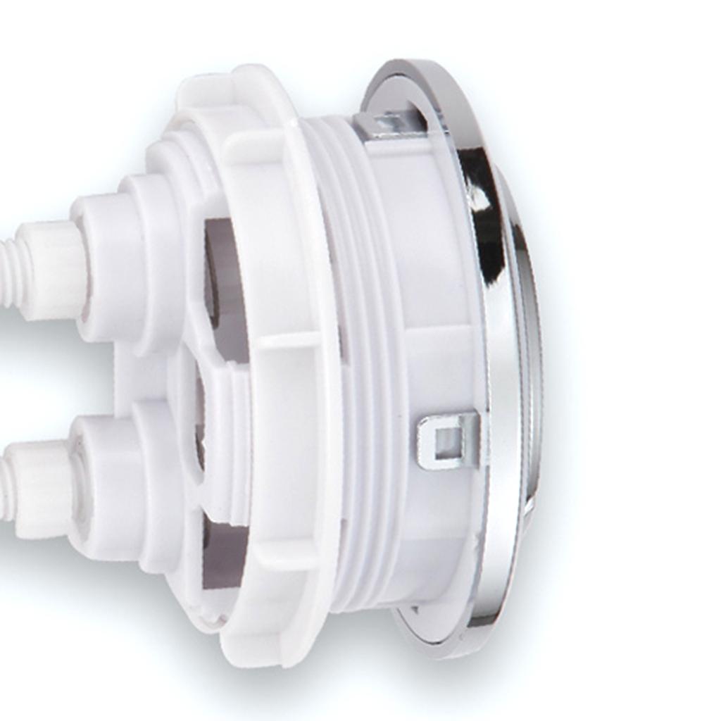 Round Toilet Tank Flush Button Adjustable Toilet Water Tank Button Double Push Flushing Button Toilet Accessories