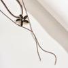 Bohemian Multicolor Drip Oil Five-Petal Flower Necklace - Long & Short Styles Available