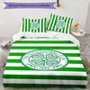 Celtic FC 3-częściowy komplet pościeli Poszewka na kołdrę Zapięcie Zawiera 1 poszewkę na kołdrę i 2 poszewki na poduszki na wszystkie pory roku Dekoracja sypialni, domu, akademika