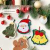Cartoon Christmas Hand Towel: Cute, Thickened, Absorbent Kitchen & Bathroom Towel for Kids